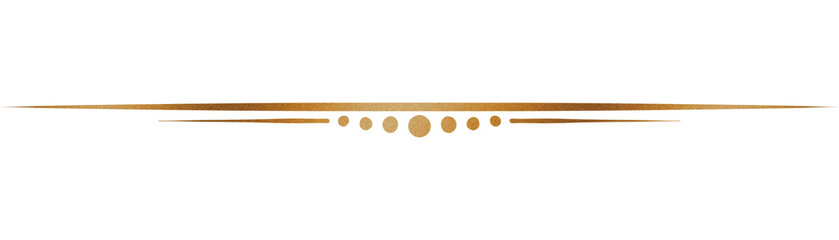 Gold under line
