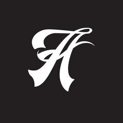 A letter logo. Vector illustration. eps 10/AI