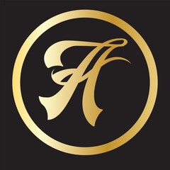 A letter logo. Vector illustration. eps 10/AI