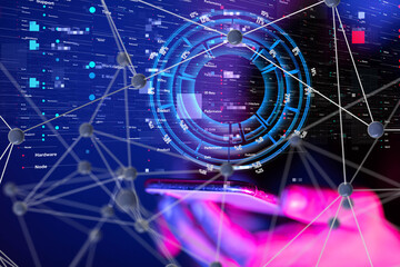 Futuristic wave, Futuristic data stream