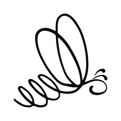 Honey bee icon. Vector illustration isolated on a white background. Hand drawn doodle of a bee. Honey Bee Tattoo, Bee Icon, Bee Logo, Bee Symbol