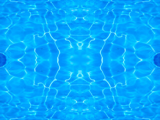 Wasser und Lichtreflexe auf der Wasseroberfläche