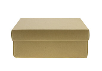 Cardboard boxes isolated on white background