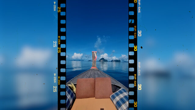 Vertical Film Frame Overlays. Convert Vertical (Portrait) to Horizontal (Landscape) Videos.