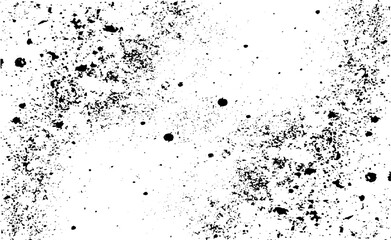 Uneven black and white texture vector. Distressed overlay texture. Grunge background. Abstract textured effect. Vector Illustration. Black isolated on white background. EPS10.