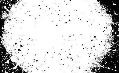 Uneven black and white texture vector. Distressed overlay texture. Grunge background. Abstract textured effect. Vector Illustration. Black isolated on white background. EPS10.