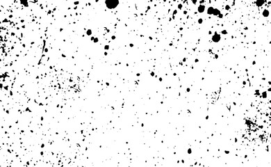 Snow, stars, fairy twinkling lights, rain drops on black background. Abstract vector noise. Small particles of debris and dust. Distressed uneven grunge texture overlay.
