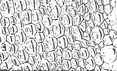 Uneven black and white texture vector. Distressed overlay texture. Grunge background. Abstract textured effect. Vector Illustration. Black isolated on white background. EPS10.