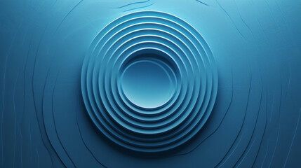 Fototapeta premium a 3d emboss of a circle on a single color background, centered --ar 16:9 Job ID: bbdf36ca-dc18-47d8-892a-84dd591a4a3a