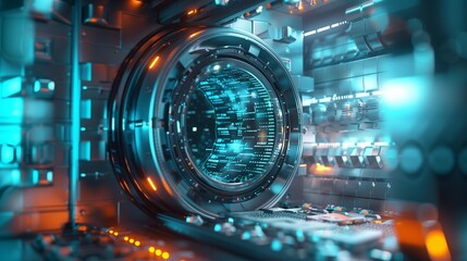 Digital vault protected by AI emphasizes HR data security on its day.