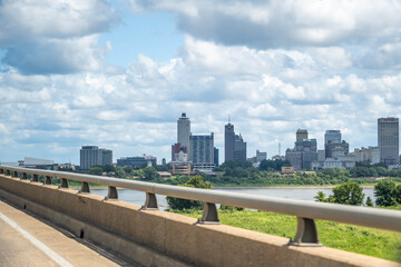 A long way down the road going to Memphis, Tennessee