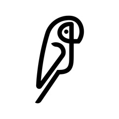 Bird logo Icon Vector, Parrot Logo