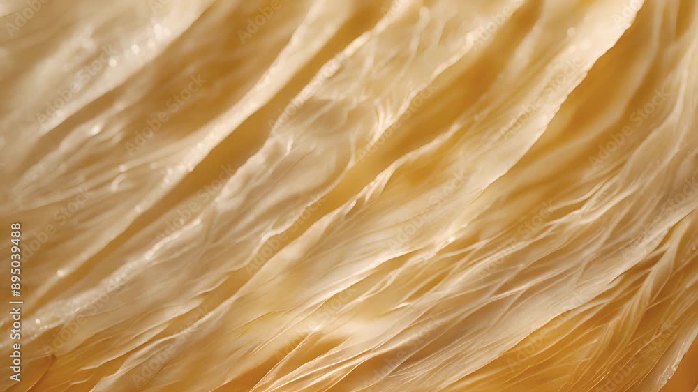 Poster the distinctive banding pattern of the thick and thin filaments within a muscle fiber leading to its
