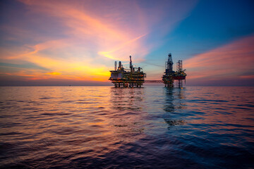 Oil production offshore Gulf of Mexico