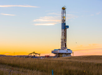 Drilling for oil in North Dakota