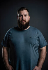 Resolute Bearded Man