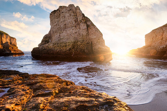 Shark Fin Cove near Santa Cruz California