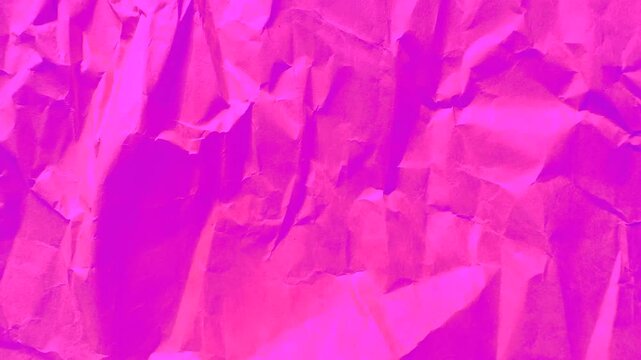 pink Paper Wrinkle stopmotion background animation