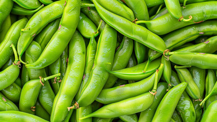 green beans background