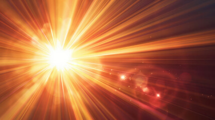 Obraz premium Abstract burst of golden light rays, creating a radiant and dynamic visual effect.