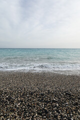 A beach on the Mediterranean Sea near the Turkish city of Demre