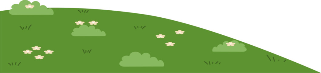 Grass landscape Illustration