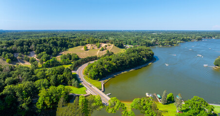 Aerial view of Norton Shores, Michigan