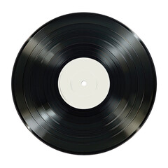 vinyl record retro music cut out background