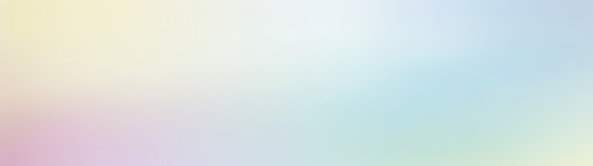 Naklejka premium Super Ultrawide Soft Pastel Colours Simple Texture Gradient Background