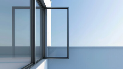 modern and minimal house window for interior decoration