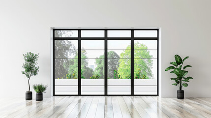 Fototapeta premium modern and minimal house window for interior decoration