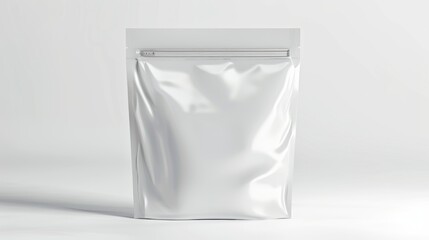 Zip bag mock up bakcground illustrration generated by ai