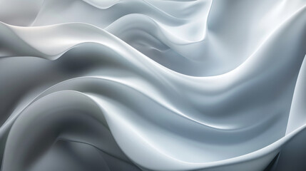 Obraz premium Whispering Smoke: A Soft Grey Background with Flow