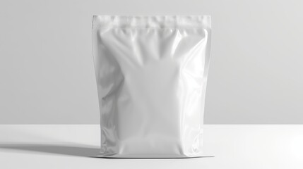 Zip bag mock up bakcground illustrration generated by ai