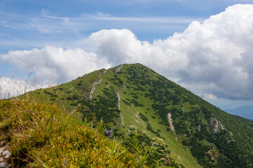 Veľký Kriváň is the highest mountain in the Lesser Fatra mountain range in Western Carpathians in Slovakia.