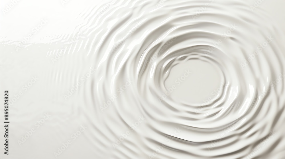 Poster abstract white paper texture with circular ripples and shadows, suitable for backgrounds or design p
