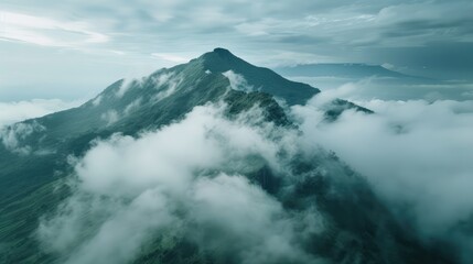 Fototapeta premium landscape with clouds