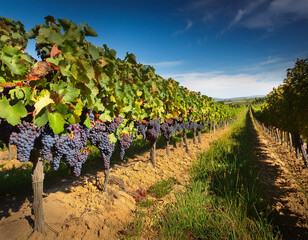 Landscape in a vineyard
