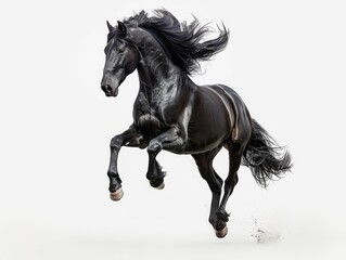 Fototapeta premium horse isolated on white