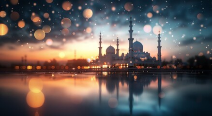 Fototapeta premium Pink Flowers in Vase on Reflective Surface