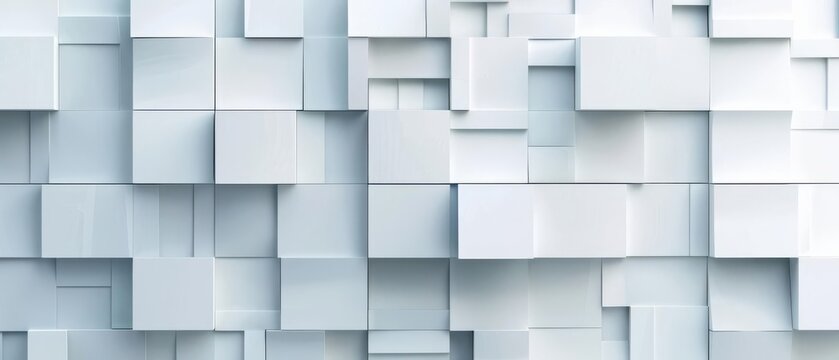 3D background of intersecting white planes with subtle gradients