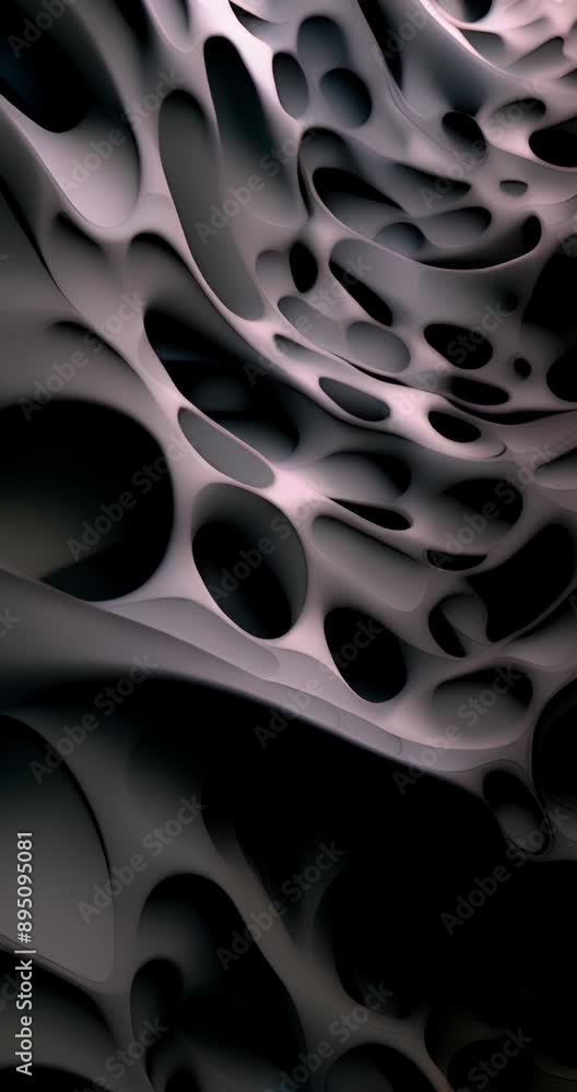 Poster scientific abstraction with futuristic textured tissue waves. tech background with close-up wave bio