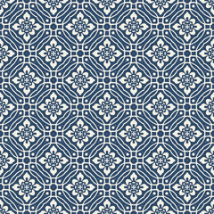 blue, flower, fabric abstract seamless pattern. design for background, wallpaper, carpet, clothing, batik, textile, embroidery, sarong, interior, floor, curtain, printing