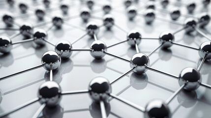 Hyper-Detailed 3D Rendering of Business Networking Principles. Generative AI