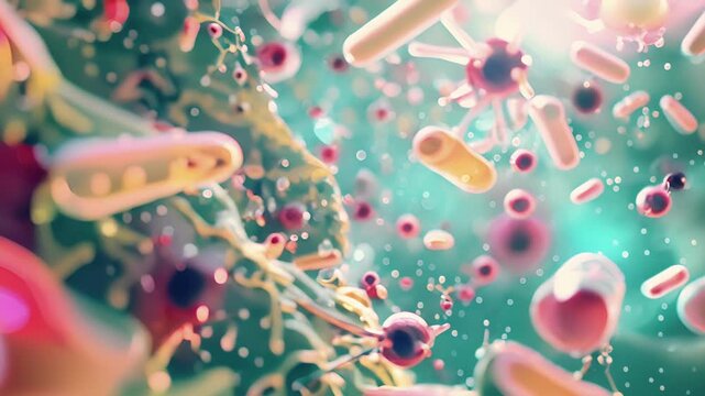 An abundance of microscopic fungi can be found in the gut microbiota aiding in digestion and immunity.