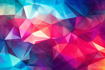Obraz premium Abstract Prism with background illustration