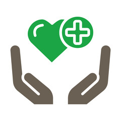 Healthcare Glyph Two Color Icon
