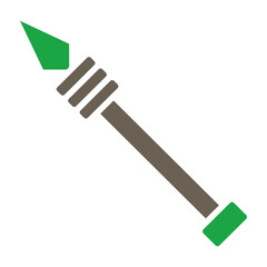 Lance Glyph Two Color Icon