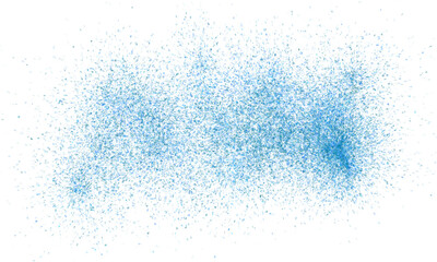 Blue confetti splatter overlay