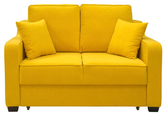 Sofa isolated on white background. Including clipping path